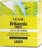 Britannia Dren Gusto Te' Verde in confezione da 30 bustine da 12 ml