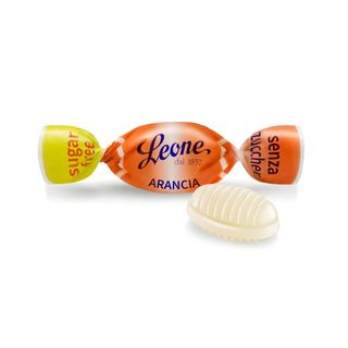 Leone Leonsnella caramelle Arancio senza zucchero