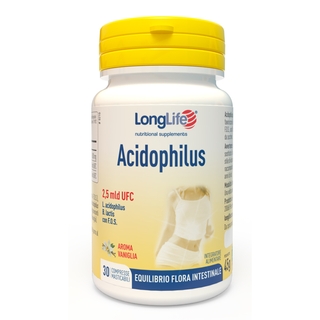 Long Life Acidophilus - Integratore probiotico con FOS