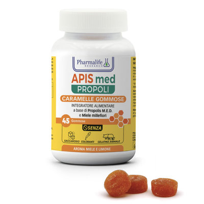 pharmalife apis med propoli caramelle gommose 45 caramelle