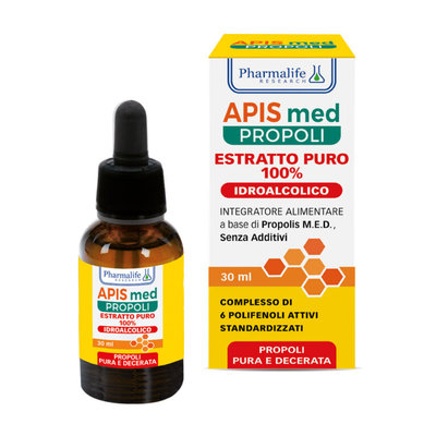 pharmalife apis med propoli estratto puro idroalcolico 30 ml