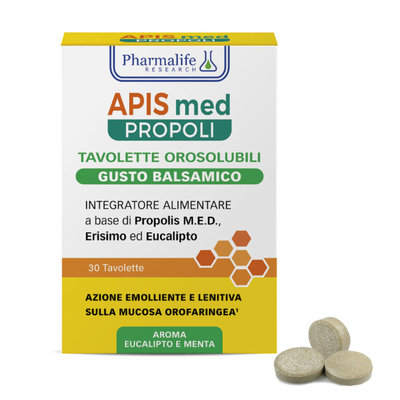 pharmalife apis med propoli tav. orosol. gusto balsamico 30 cpr
