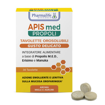 pharmalife apis med propoli tav. orosol. gusto delicato 30 cpr
