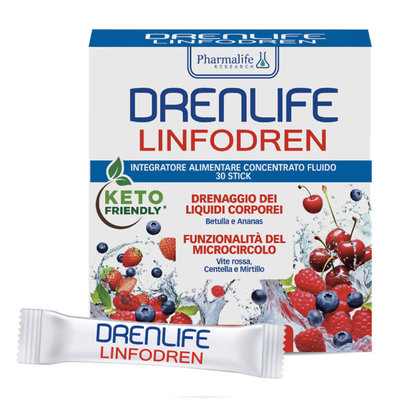 Pharmalife Drenlife Linfodren Stick 30 stick da 10 ml