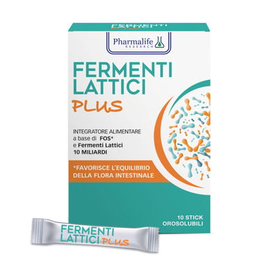 Pharmalife Fermenti Lattici Plus Stick 10 stick orosolubili da 1,5 g