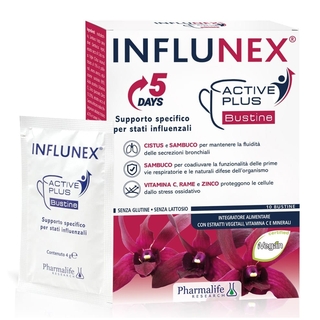 Pharmalife Influnex Active Plus bustine 10 bustine da 4 g