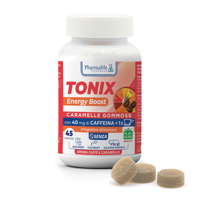 Pharmalife Tonix Energy Boost Caramelle Gommose 45 caramelle gommose