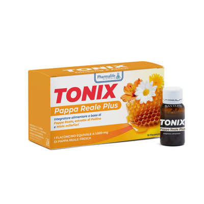 Pharmalife Tonix Pappa Reale Plus Flaconcini 10 flaconcini da 15 ml