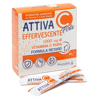Pharmalife Attiva C Forte Effervescente 30 stick da 4 g